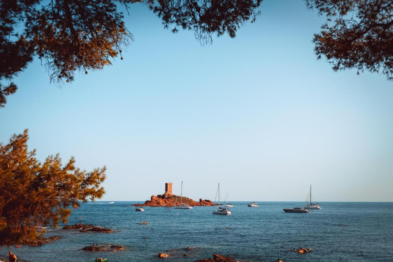 Plage A 200 Metres. Vue Mer Et Esterel ! Renove Daire Saint-Raphaël Dış mekan fotoğraf